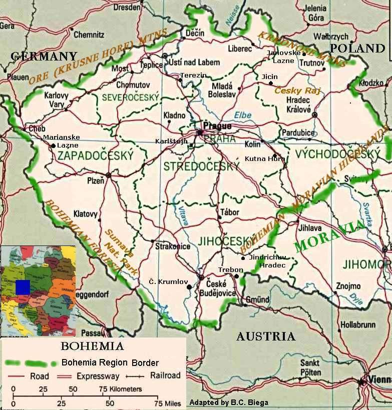 Bohemia World Map